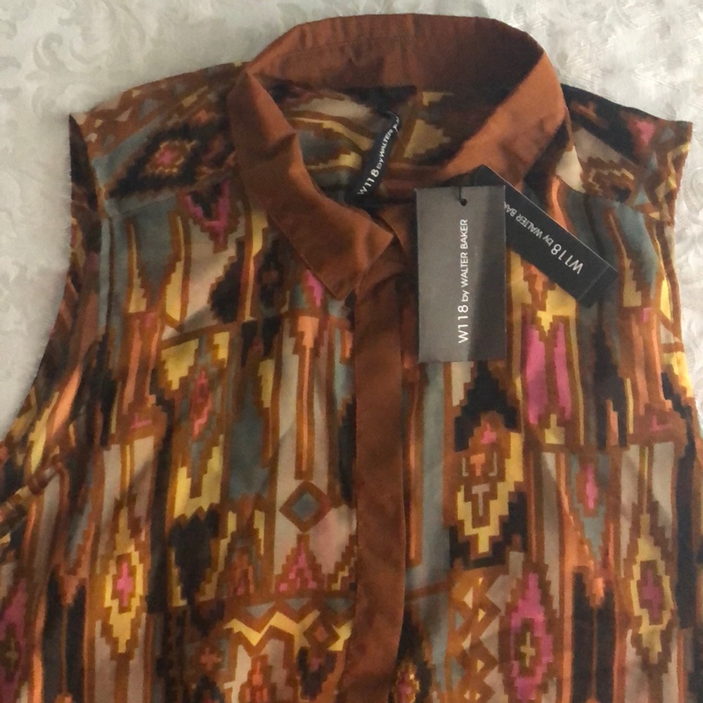 W118 Walter Baker sleeveless blouse, M, New
